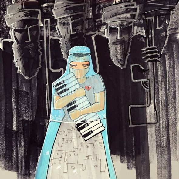 Nightmare by Shamsia Hassani | afghan graffiti artist